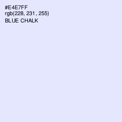 #E4E7FF - Blue Chalk Color Image